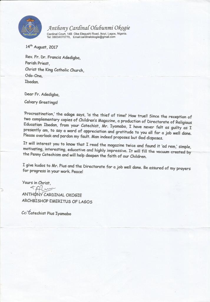 cardinal anthony okogie